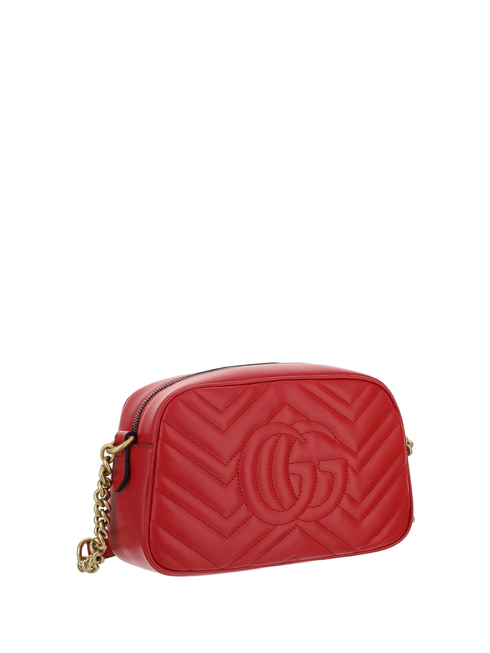GUCCI GG Marmont Mini Velvet Shoulder Bag in Red | COCOON
